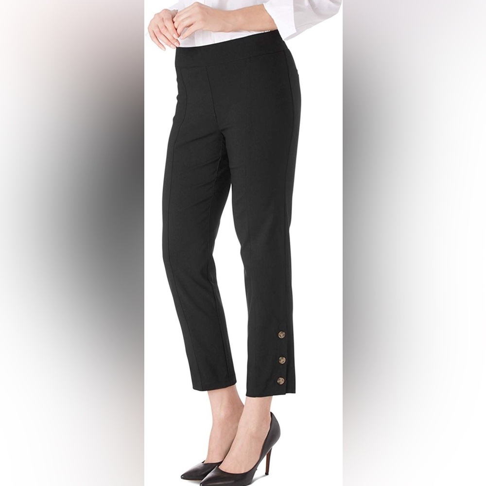 Button detail pants